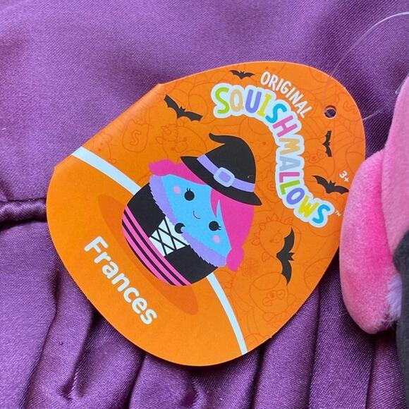 Squishmallows France The Witch 10” Halloween Squishmallows Plush Black Hat NEW - Picture 5 of 10